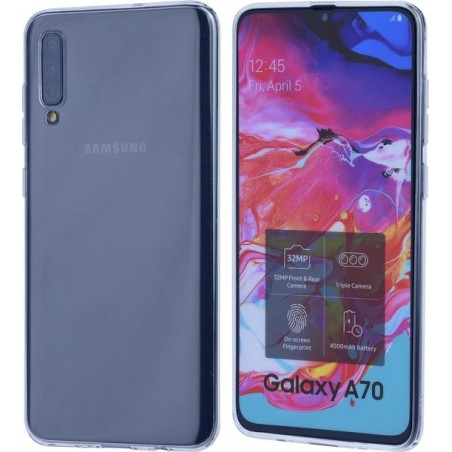 Binnenstructuur Transparant TPU Backcover voor Samsung Galaxy A70 (A705F)