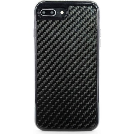 iPhone 8 Plus/7 Plus/6s Plus/6 Plus Backcase hoesje - Proporta - Effen Zwart - Carbon