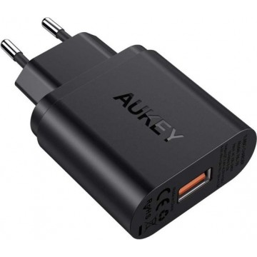 Aukey - PA-T9 Qualcomm Quick Charge 3.0 Charger 18W - Zwart