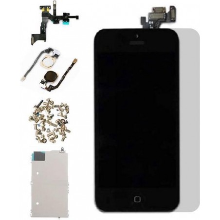 Voor Apple iPhone 5 - AA+ Voorgemonteerd LCD scherm Zwart & Screen Guard