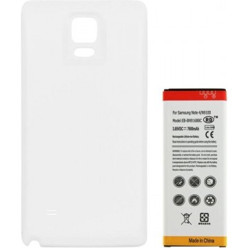 Achterklep & RD hoge capaciteit 3.85V 7600mAh vervanging mobiele telefoonbatterij voor Galaxy Note 4 / N9100 (wit)