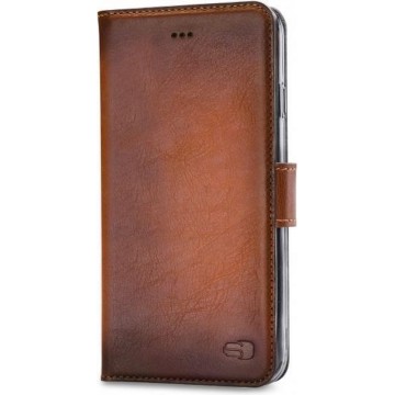 Senza Desire Leather Wallet Apple iPhone 7/8 Burned Cognac