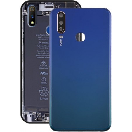 Batterij achterkant met cameralens voor Vivo Y3 (blauw)
