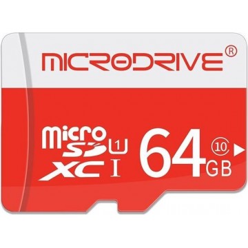 Let op type!! Mircodrive 64GB klasse 10 hoge snelheid klasse 10 Micro SD(TF) geheugenkaart