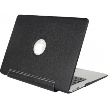 Let op type!!  MacBook Air 13.3 inch Zijde structuur beschermende Cover (zwart)