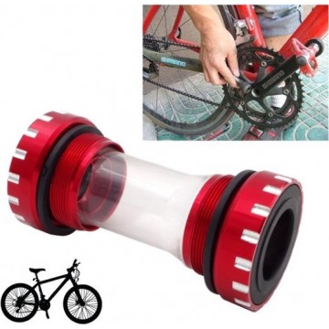 Let op type!! Fiets fiets BB109 trapas past 68-73mm voor SHIMANO berg Bike(Red)