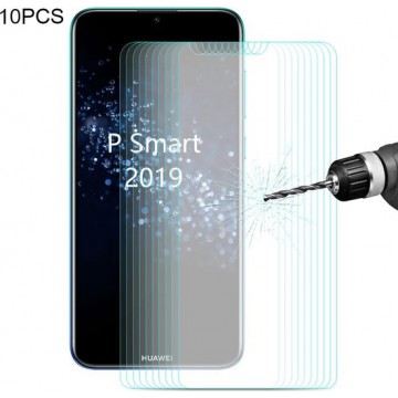 Let op type!! 10 PC's ENKAY Hat-Prins 0 26 mm 9H 2.5D gebogen rand getemperd glas Film voor Huawei P Smart (2019)