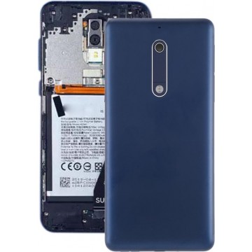 Batterij achterkant met cameralens en zijtoetsen voor Nokia 5 (blauw)