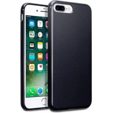 Apple iPhone 7 Plus / 8 Plus TPU Siliconen Backcover Bumper Zwart