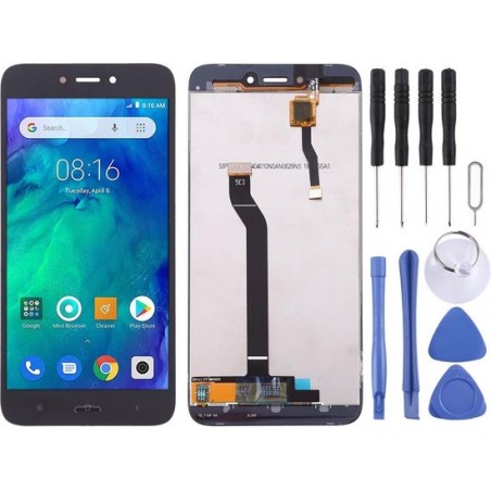 Let op type!! LCD Screen and Digitizer Full Assembly for Xiaomi Redmi Go(Black)