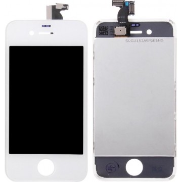 Let op type!! Digitizer Assembly (LCD + Frame + Touch Pad) for iPhone 4S(White)
