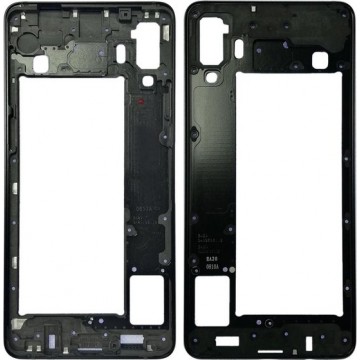 Let op type!! Middle Frame Bezel Plate for Galaxy A8 Star / A9 Star / G8850(Black)