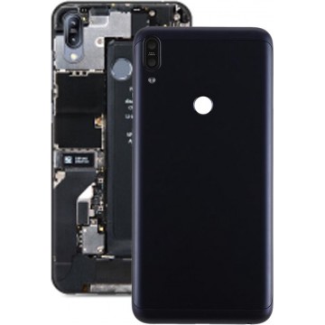 Batterij achterkant met cameralens en zijtoetsen voor Asus Zenfone Max Pro (M1) / ZB602K (zwart)