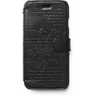Zenus hoesje voor IPhone 6 Lettering Diary - Black