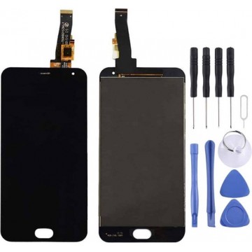 Let op type!! LCD Screen and Digitizer Full Assembly for Meizu M2 / Meilan 2(Black)
