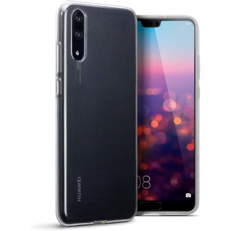 Hoesje voor Huawei P20, gel case, doorzichtig