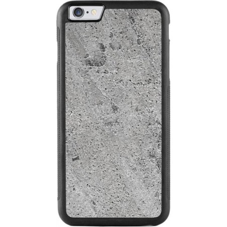 iPhone 6/6S PLUS Silver Stone Cover - leisteen - zilver