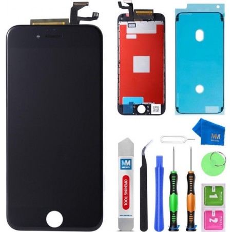 MMOBIEL LCD Display Touchscreen voor iPhone 6S - ZWART - inclusief Tools + Screenprotector