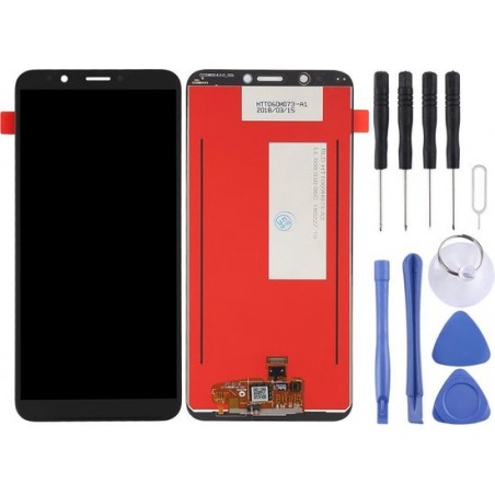 Let op type!! LCD Screen and Digitizer Full Assembly for Huawei Enjoy 8 / Nova 2 Lite / Y7 (2018)(Black)