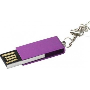 Let op type!! Mini draaibare USB schicht schijf (32GB)  paars