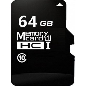 Let op type!! 64GB hoge snelheid Class10 Black TF (micro SD) geheugenkaart