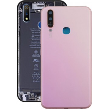 Batterij achterkant met cameralens voor Vivo Y3 (roze)