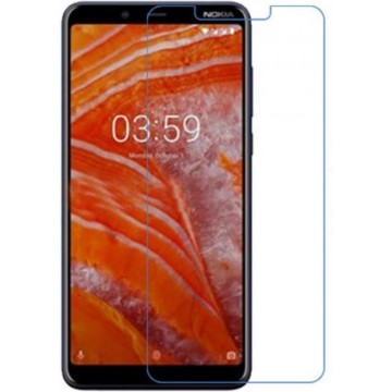 Nokia 3.1 Plus Screen protector van echt Glas