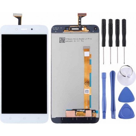 Lcd-scherm en digitizer volledige montage voor OPPO A71 (wit)