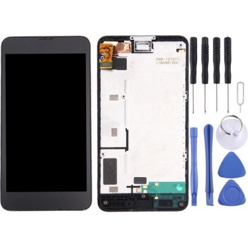 Let op type!! LCD Display + Touch Panel  with Frame for Nokia Lumia 630 / 635(Black)