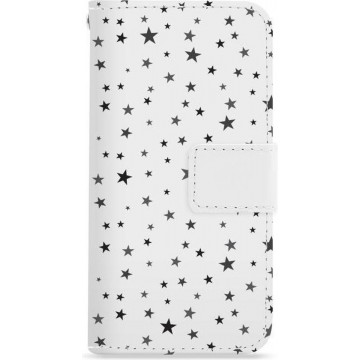 FOONCASE iPhone 6 Plus hoesje - Bookcase - Flipcase - Hoesje met pasjes - Stars / Sterretjes
