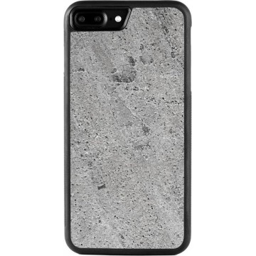 iPhone 12 Silver Stone Cover - leisteen - zilver
