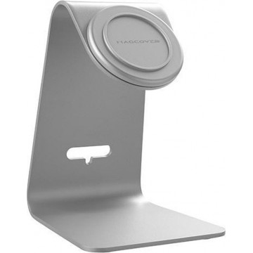 MagCover tafel stand voor Smartphone zilver metaal
