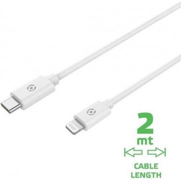 Celly - USB-C/ Lightning Data Cable 2M - Oplader Apple iPhone