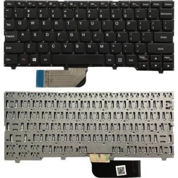 Let op type!! US versie Keyboard voor Lenovo IdeaPad 100S 100S-11IBY (zwart)