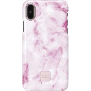 Happy Plugs Slim Case voor Apple iPhone X, Pink Marble