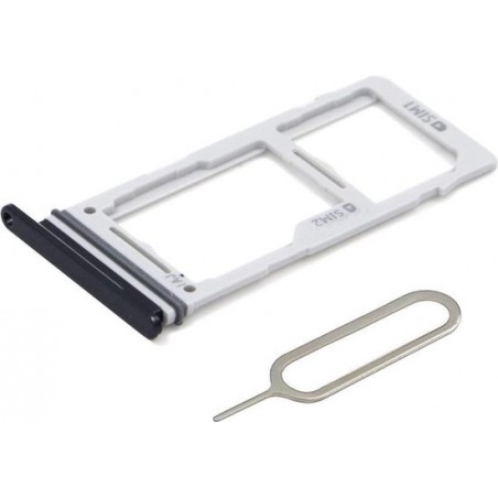 MMOBIEL Dual Sim Tray Kaart Houder Slot voor Samsung Galaxy Note 10 Lite N770F - Zwart