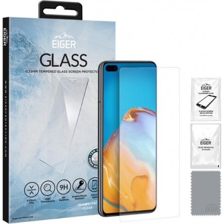 Eiger 3D Glass Tempered Glass voor Huawei P40 - Transparant