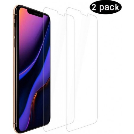 2 Stuks Screenprotector Tempered Glass Glazen Gehard Screen Protector 2.5D 9H (0.3mm) - iPhone 11 Pro