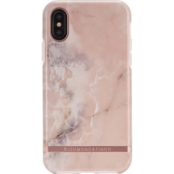 Richmond & Finch Pink Marble for iPhone XS Max ROSE GOLD DETAILS