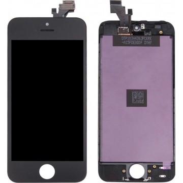 Let op type!! LCD Screen and Digitizer Full Assembly with Frame for iPhone 5(Black)
