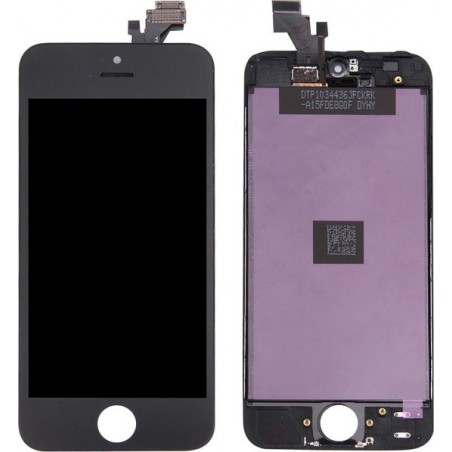 Let op type!! LCD Screen and Digitizer Full Assembly with Frame for iPhone 5(Black)