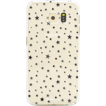 FOONCASE Samsung Galaxy S6 Edge hoesje TPU Soft Case - Back Cover - Stars / Sterretjes