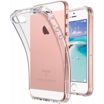 iPhone SE Hoesje Transparant - Siliconen Case