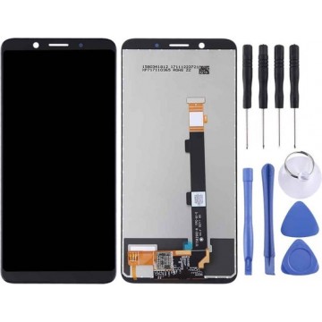 Let op type!! LCD Screen and Digitizer Full Assembly for OPPO A73(Black)