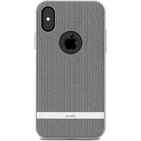 Moshi Vesta for iPhone X herringbone gray