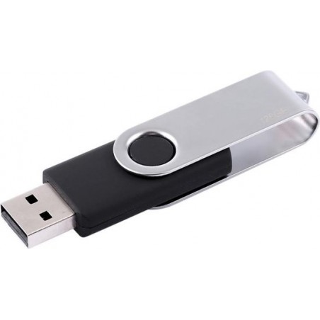 Let op type!! 128GB Twister USB 2.0 Flash Disk(Black)