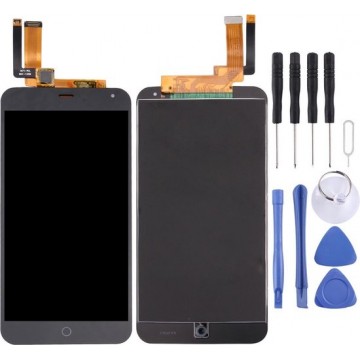Let op type!! LCD Screen and Digitizer Full Assembly for Meizu M1 Note(Black)