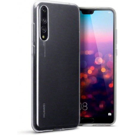 Hoesje voor Huawei P20 Pro, gel case, doorzichtig