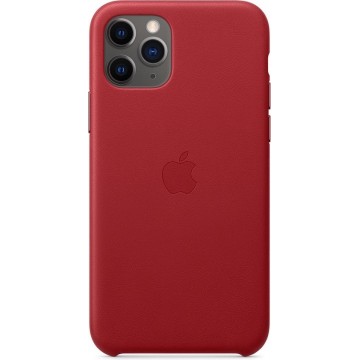 Apple Leren Hoesje voor iPhone 11 Pro - Rood