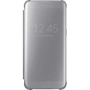 Samsung Clear View Cover voor Samsung Galaxy S7 Edge - Zilver
